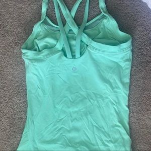 Lululemon green tank